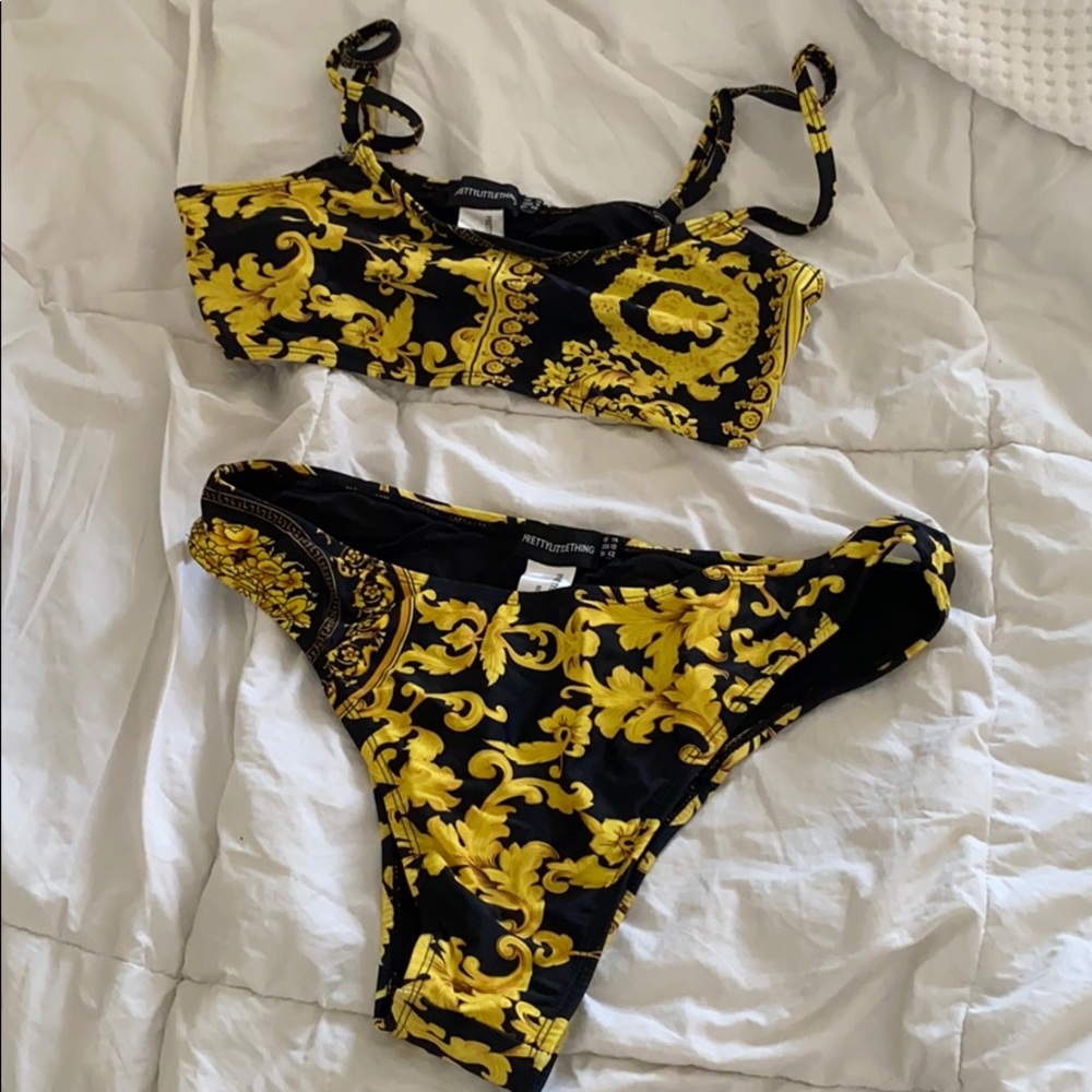 Pretty little thing bikini- Versace print